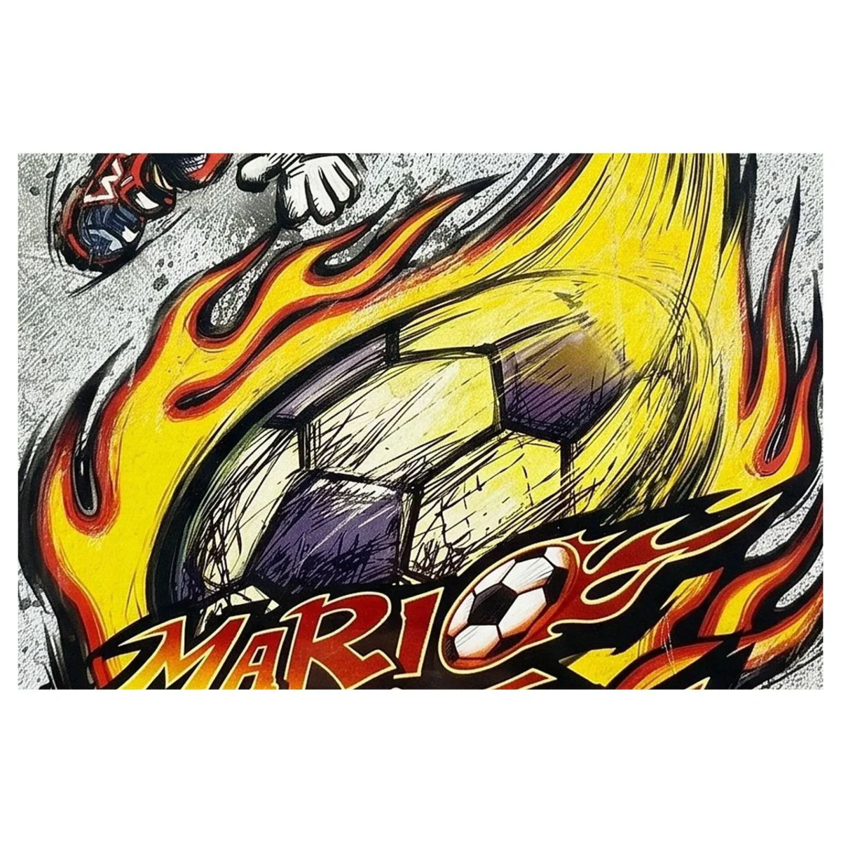 Mario Smash Football GameCube Label — Game in doos