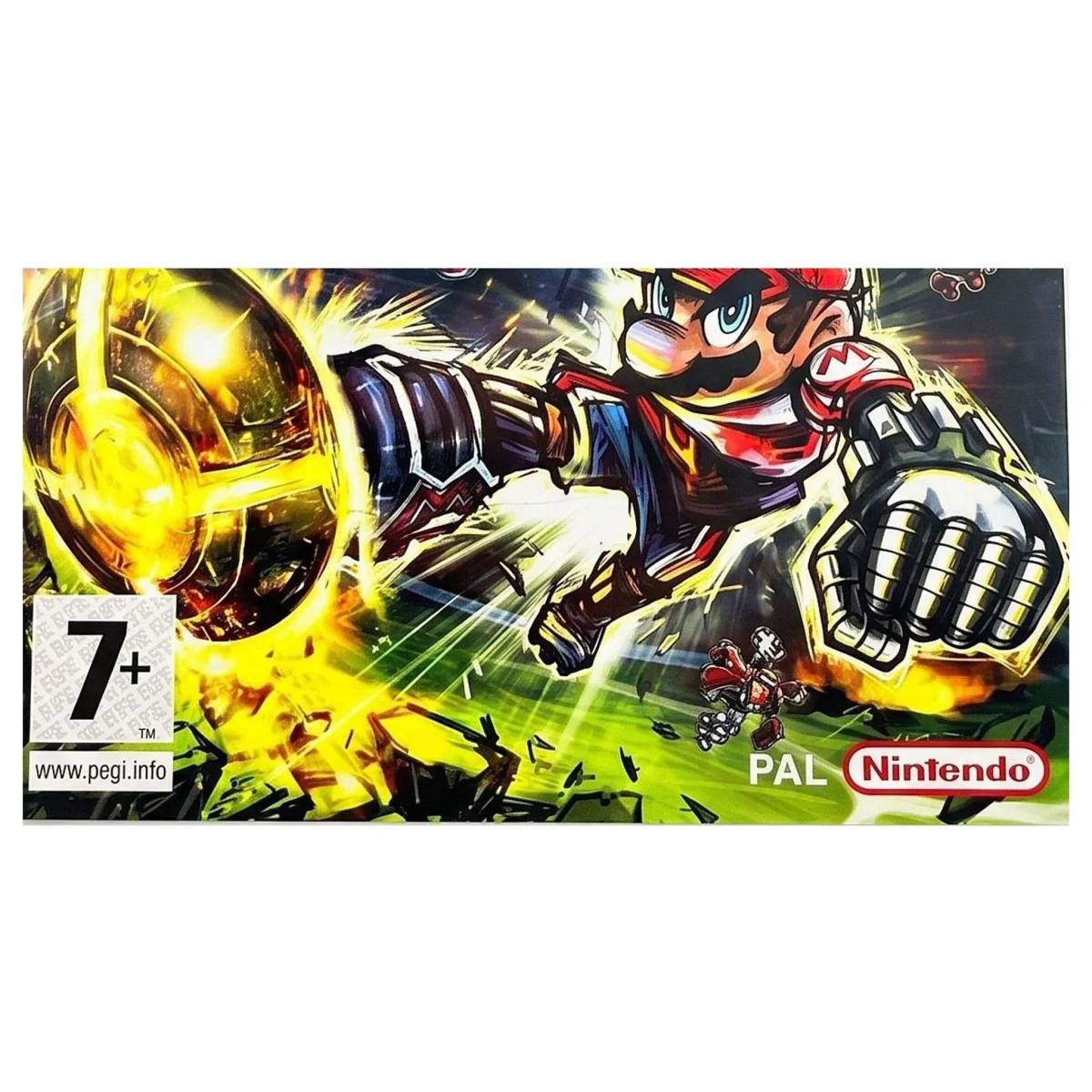 Mario Strikers Charged Football Wii Binnenkant — Game in doos