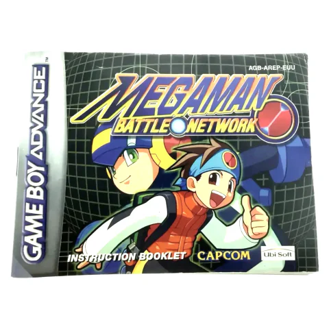 Mega Man Battle Network — original manual — Game Boy Advance