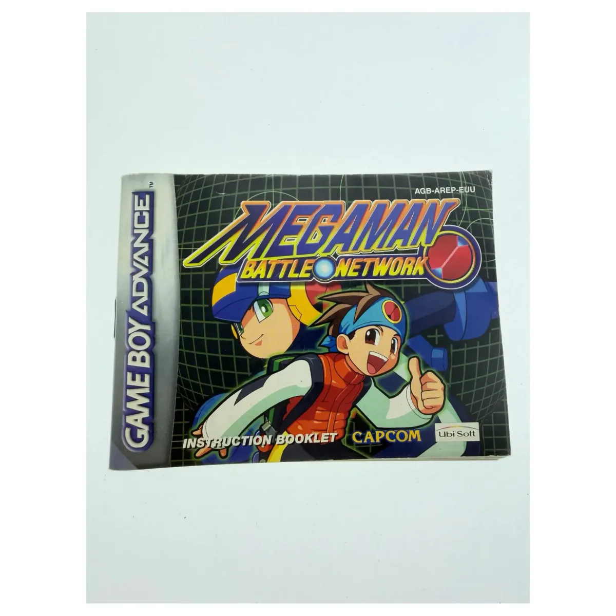 Mega Man Battle Network — originele handleiding Game Boy Advance Voorkant — Met handleiding