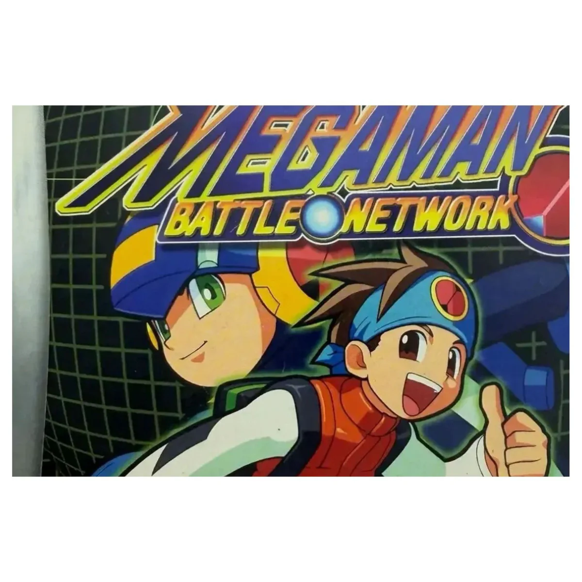 Mega Man Battle Network — originele handleiding Game Boy Advance Label — Met handleiding