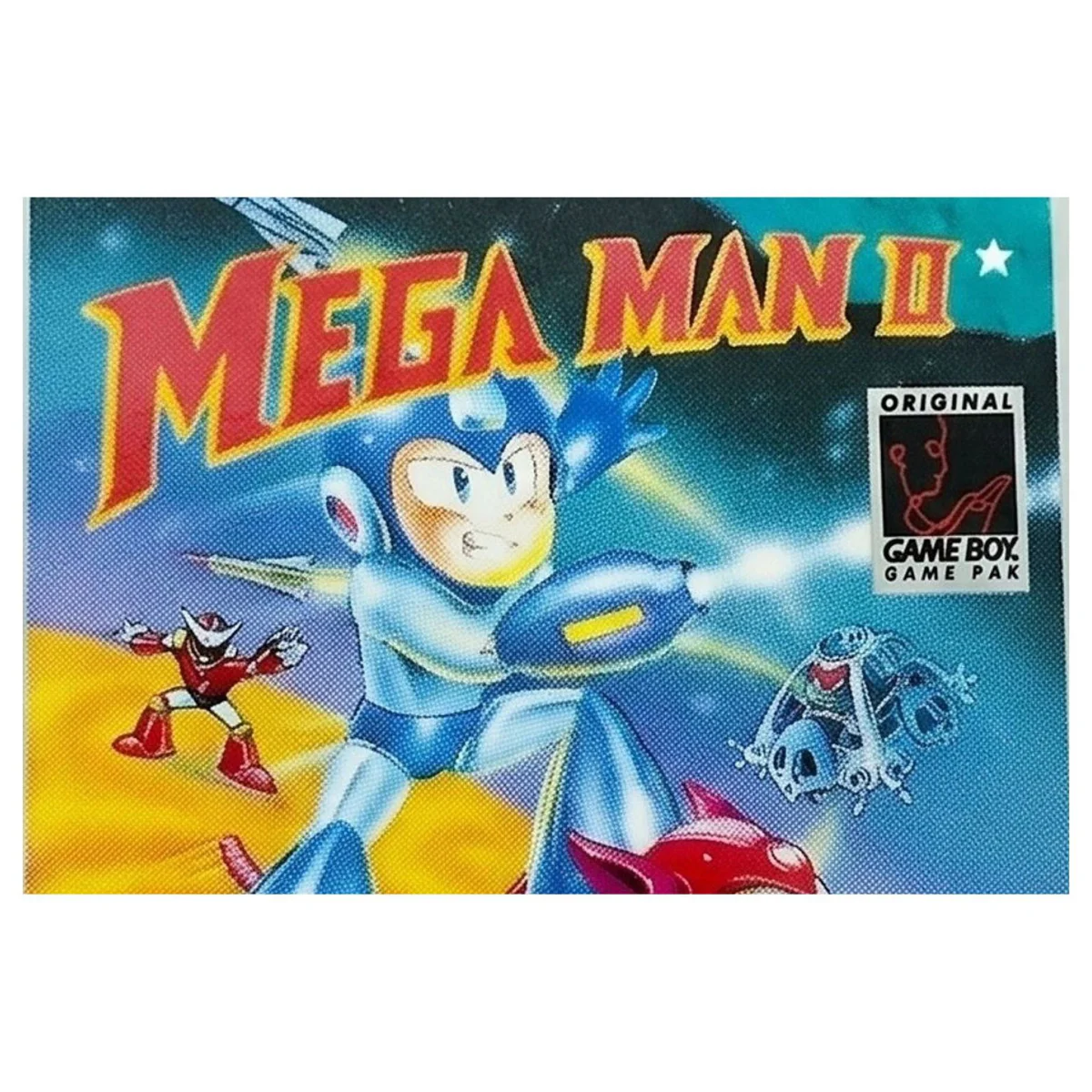 Mega Man II Game Boy / Color Label — Losse cartridge