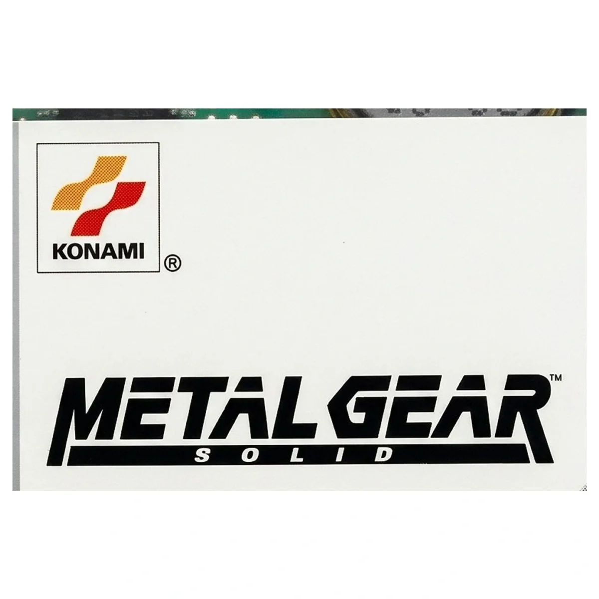 Metal Gear Solid Game Boy / Color Label — Losse cartridge