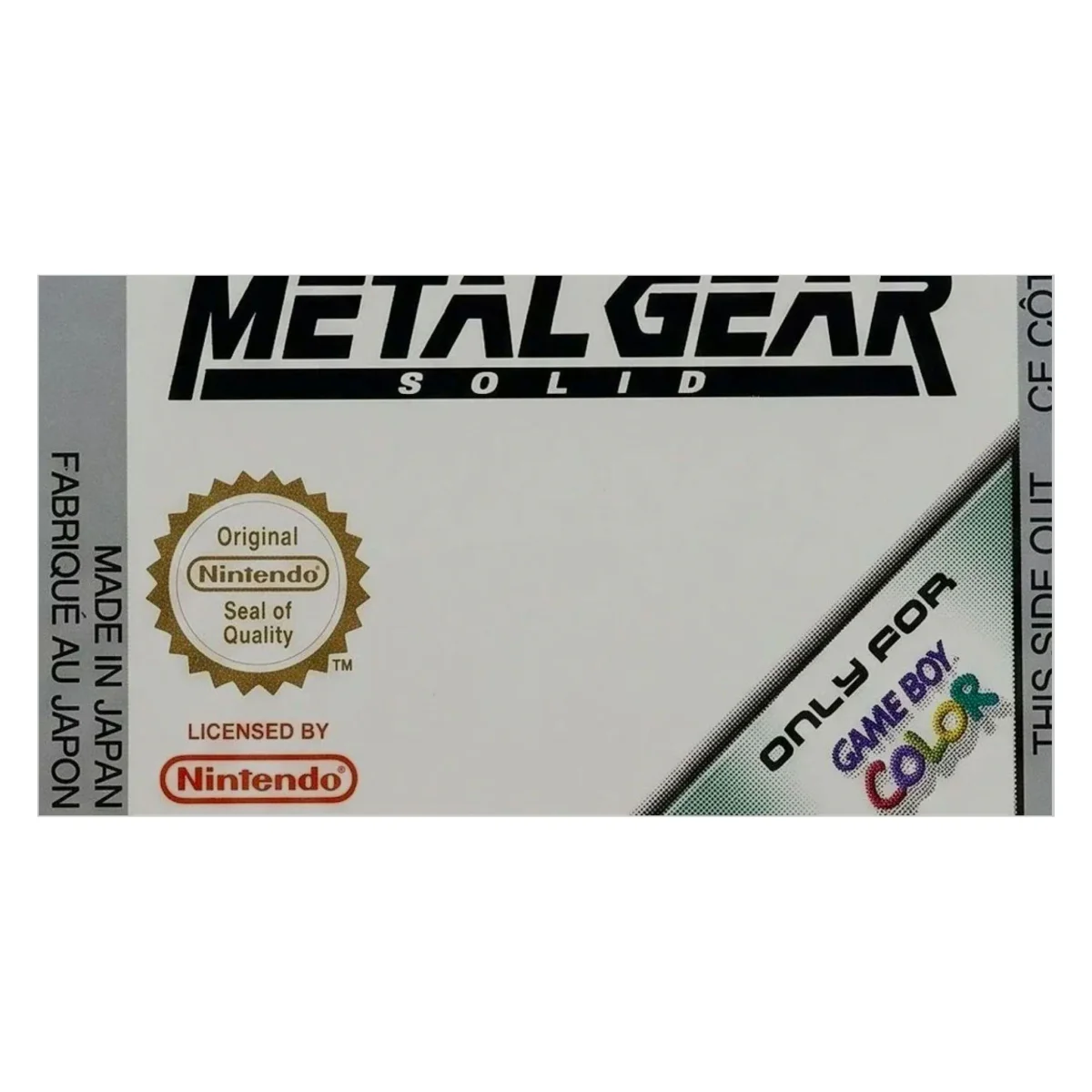 Metal Gear Solid (Game Boy / Color) — foto de detalle 3