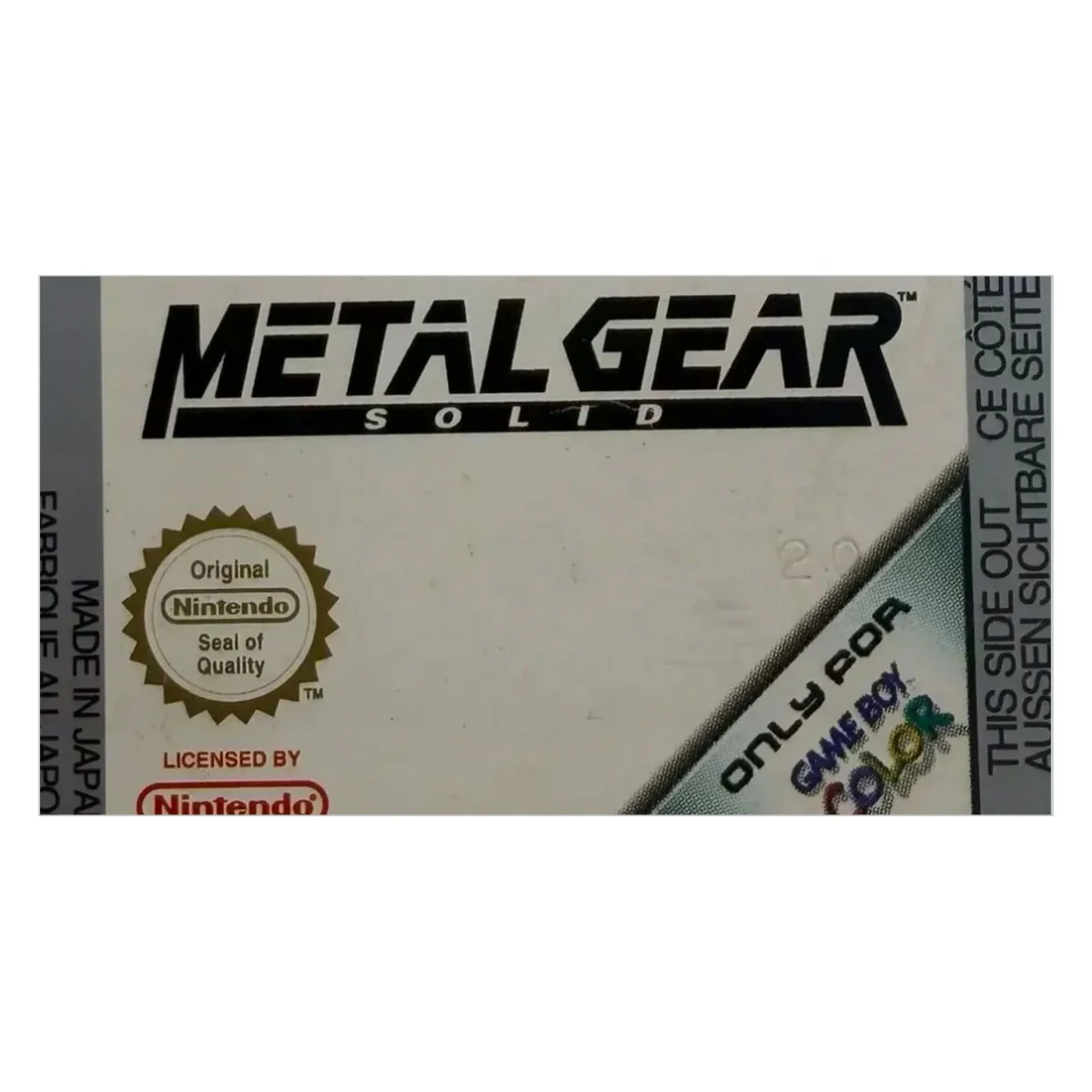 Metal Gear Solid (Game Boy / Color) — detaljna fotografija 3
