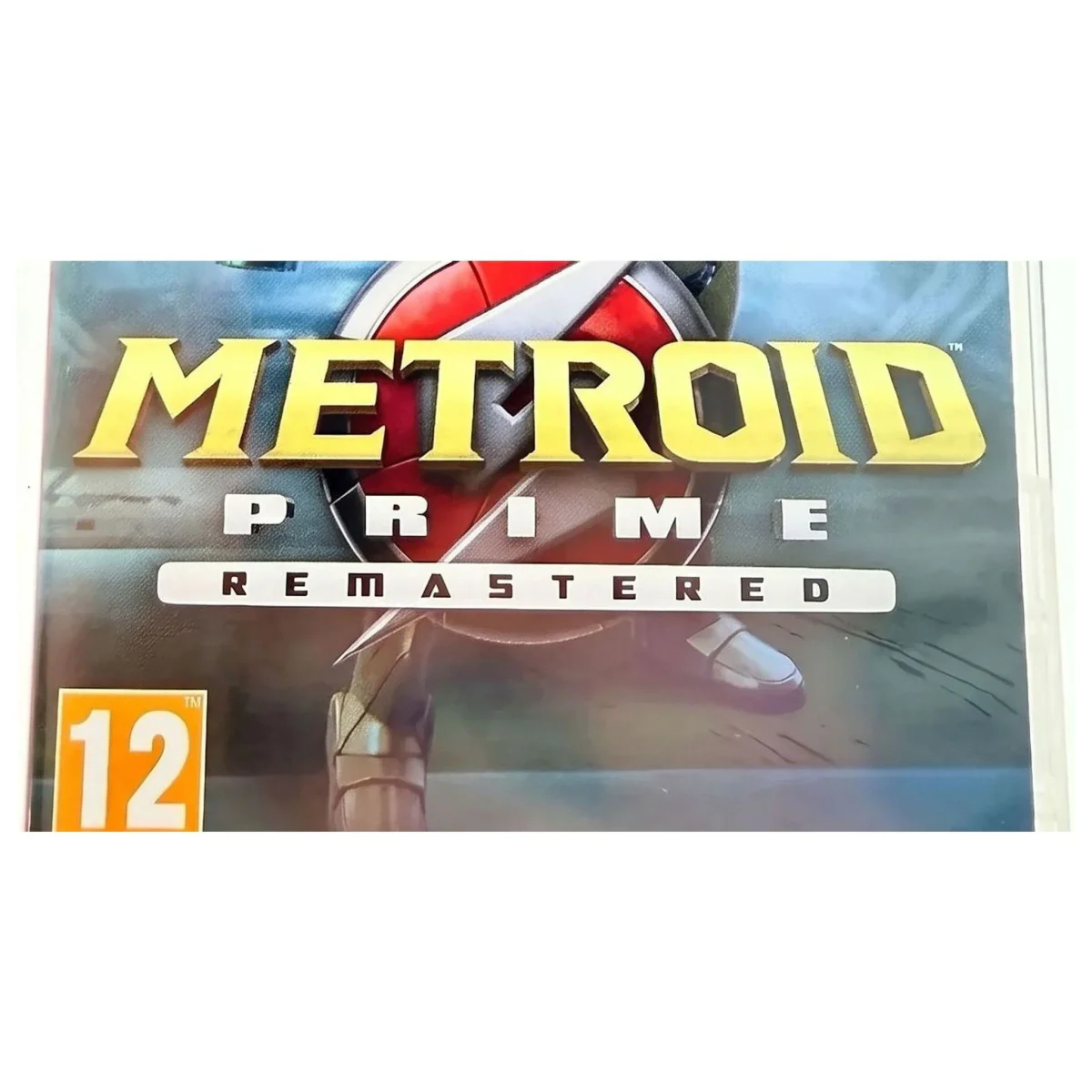 Metroid Prime Remastered Nintendo Switch Binnenkant — Game in doos