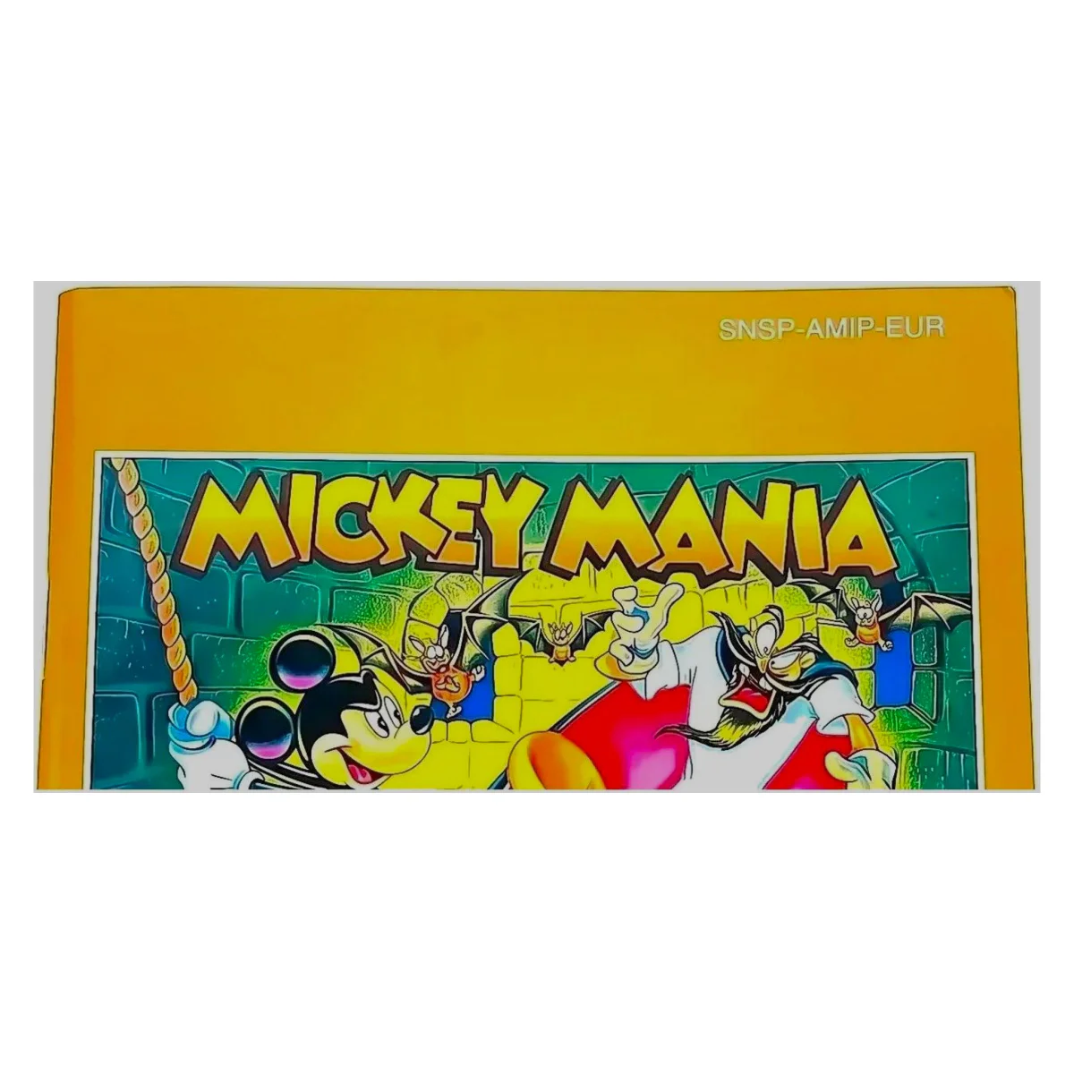 Mickey Mania — originální návod (Super Nintendo) — detailní fotografie 1
