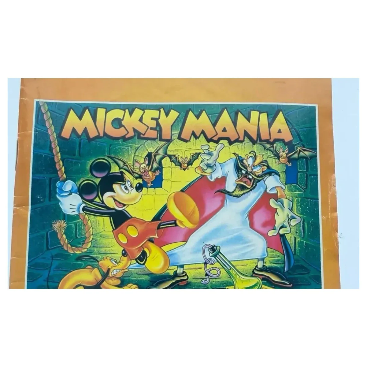 Mickey Mania — notice d’origine (Super Nintendo) — photo détaillée 1
