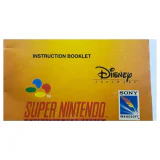 Mickey Mania — originele handleiding Super Nintendo Binnenkant — Met handleiding