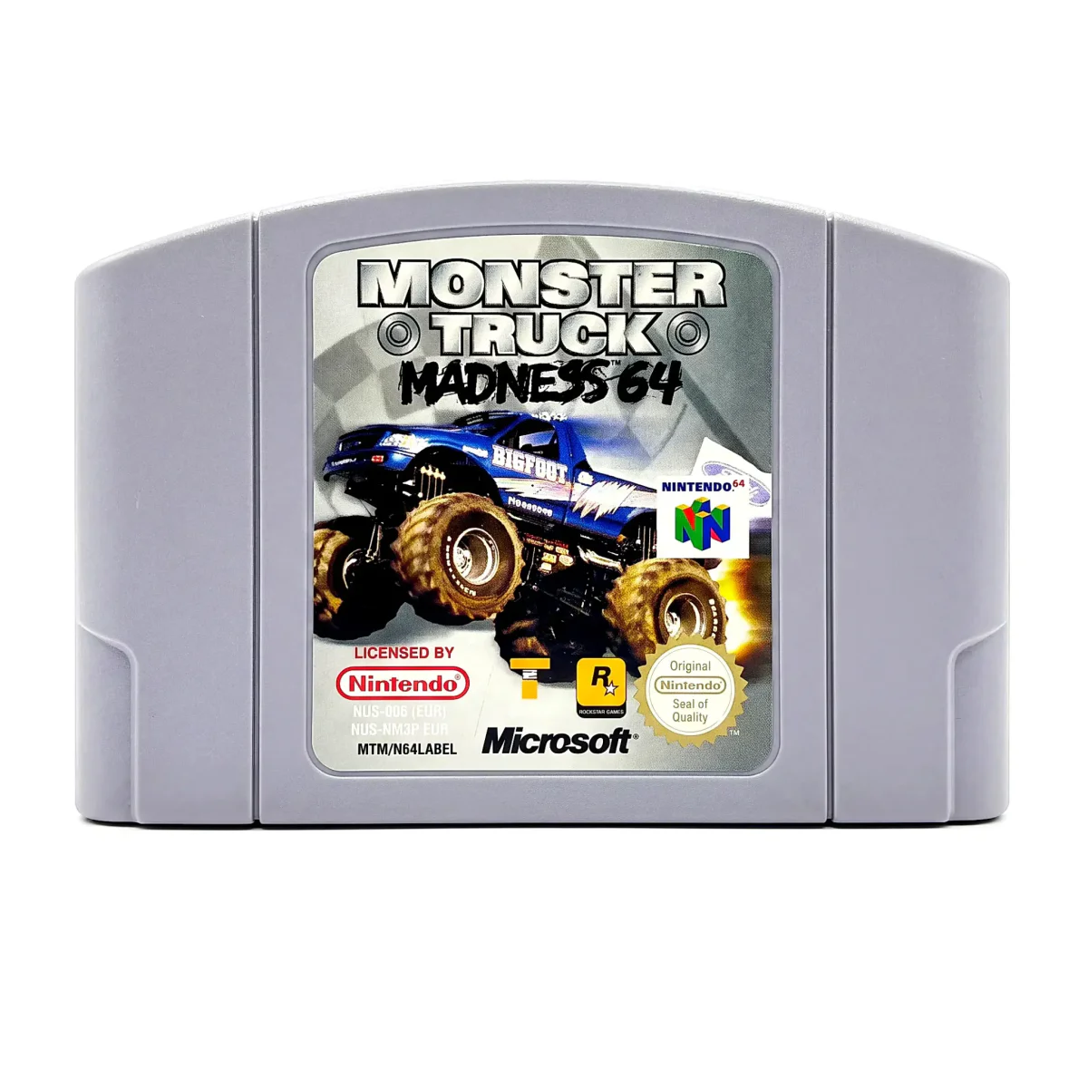 Monster Truck Madness 64 (Nintendo 64) — Tik kasetė (be dėžutės)
