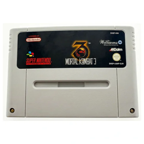 Mortal Kombat 3 (Super Nintendo) — Losse cartridge, Goed staat — origineel tweedehands kopen bij Gameshop Enter