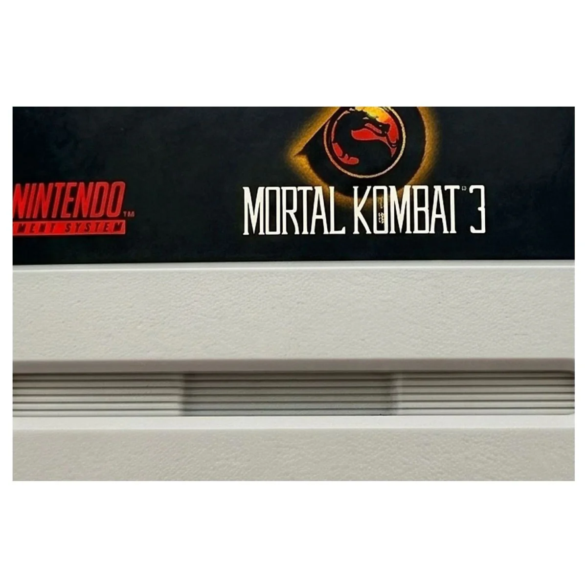Mortal Kombat 3 Super Nintendo Label — Losse cartridge