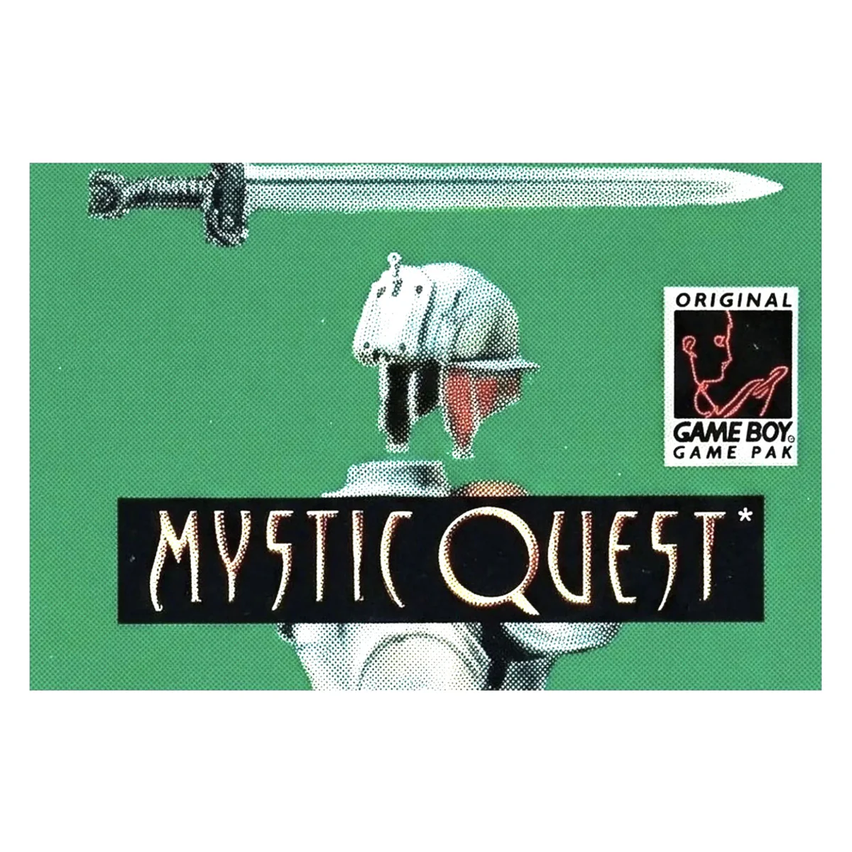 Mystic Quest (Final Fantasy Adventure) Game Boy / Color Label — Losse cartridge