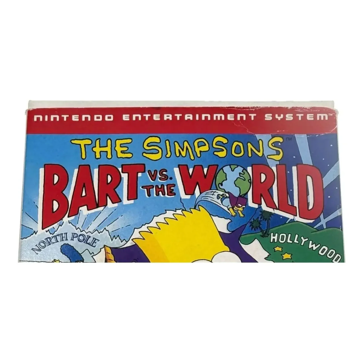 NES-set: Chip 'n Dale Rescue Rangers (boxed) + The Simpsons: Bart vs. The World (boxed) + Darkwing Duck (los) (NES) — detail photo 3