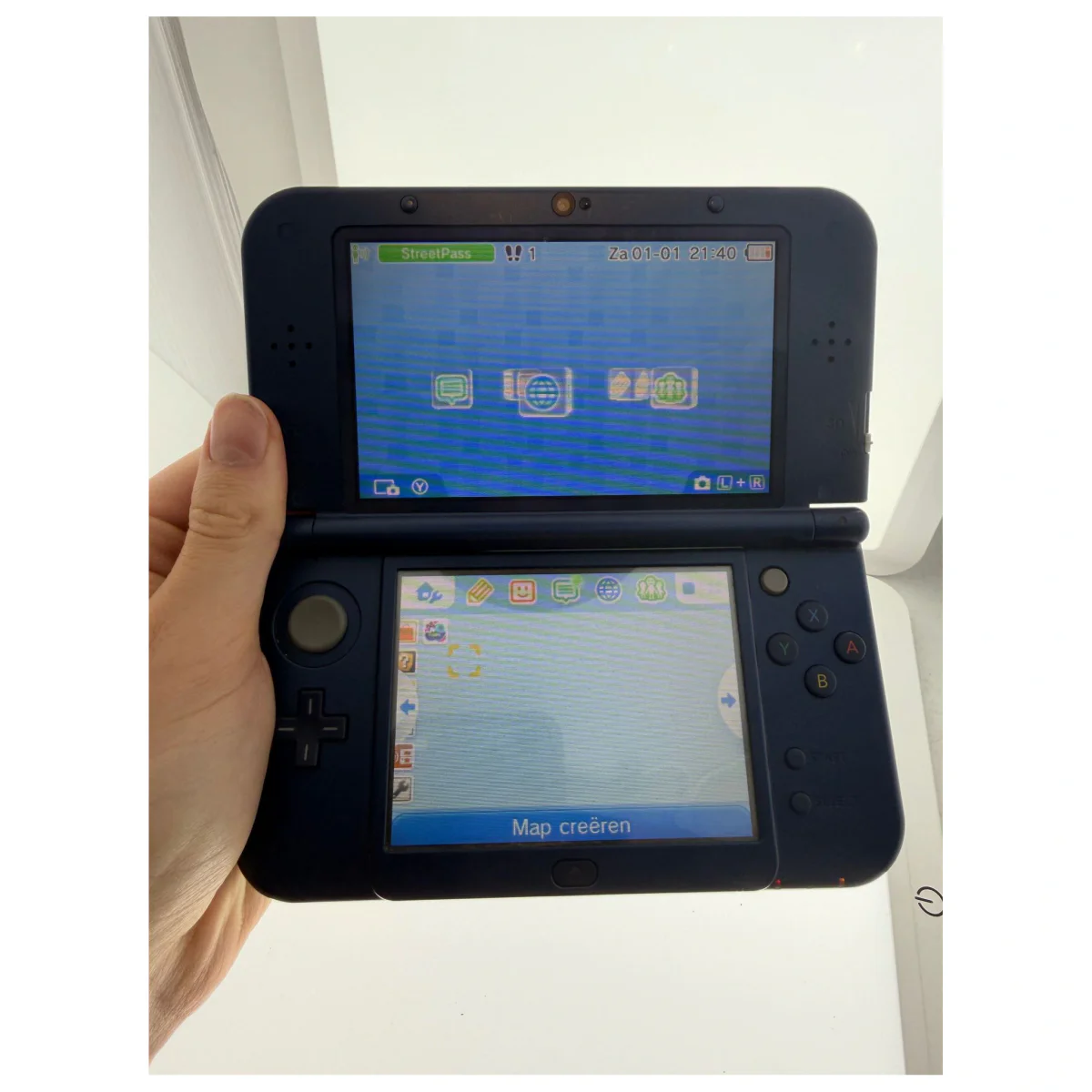 New Nintendo 3DS XL — Mėlyna (Console) — Tik konsolė, paruošta žaisti