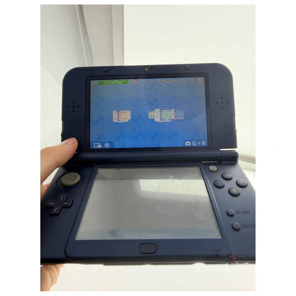 New Nintendo 3DS XL — Blå (IPS-bovenscherm) (Nintendo 3DS) — detaljefoto 6