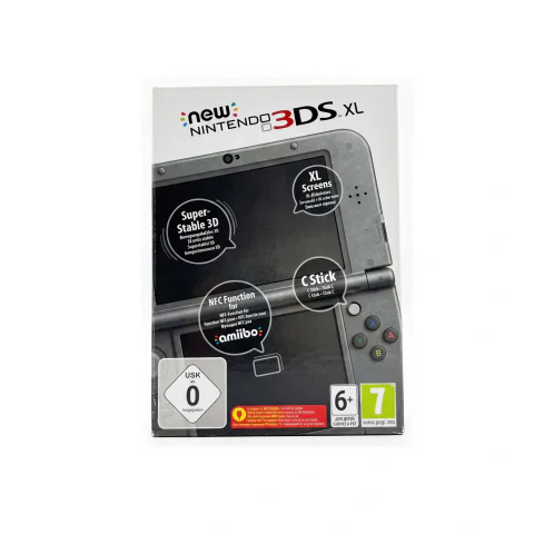 New Nintendo 3DS XL Metallic Black (dėžutėje) — Nintendo 3DS