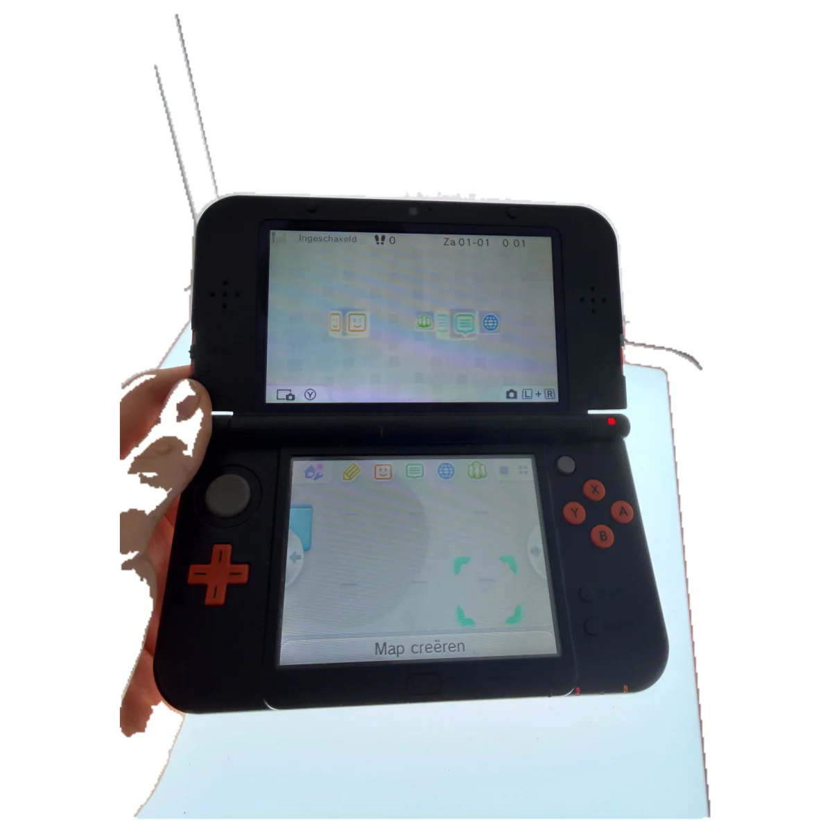 New Nintendo 3DS XL — Oranžinė (Console) — detalės nuotrauka 1