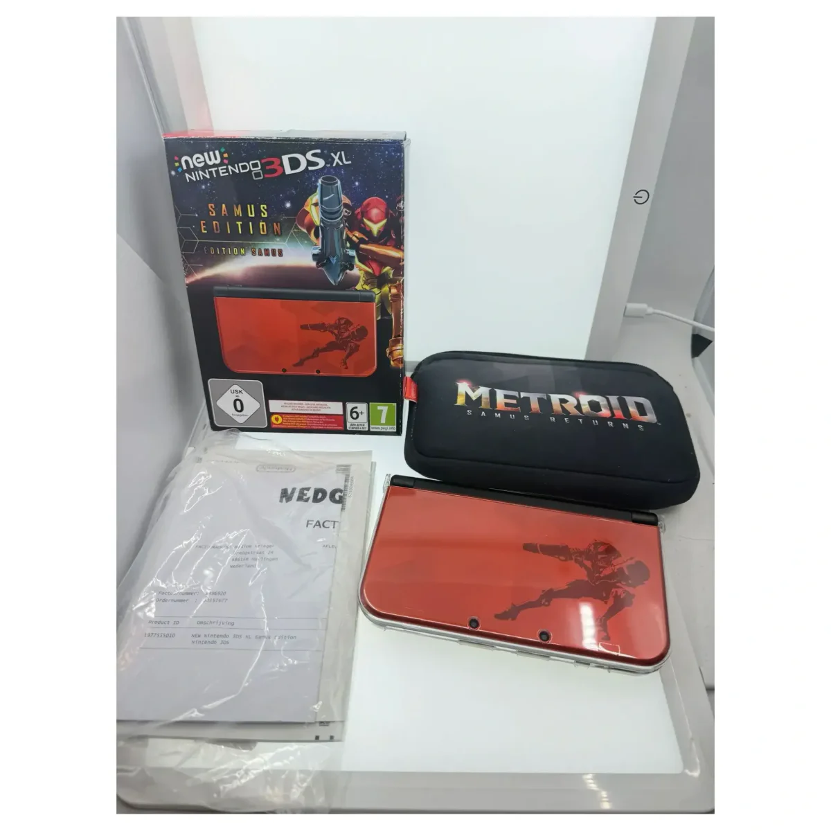 New Nintendo 3DS XL - Samus Edition Nintendo 3DS Label — Console in doos