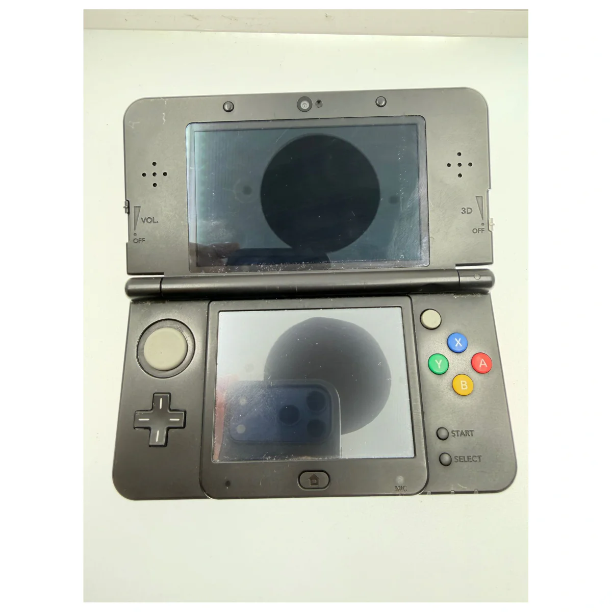 New Nintendo 3DS Black met Super Mario Cover Plates (Nintendo 3DS) — back of the box