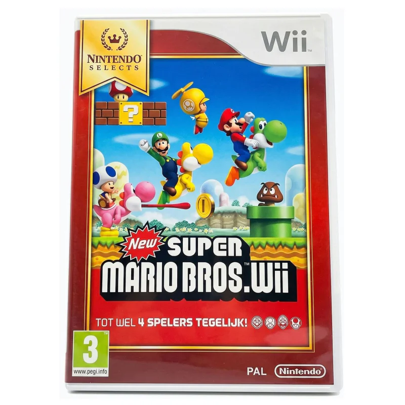 New Super Mario Bros. Wii (Nintendo Selects) (Wii) Game in doos — Goed — origineel kopen bij Gameshop Enter