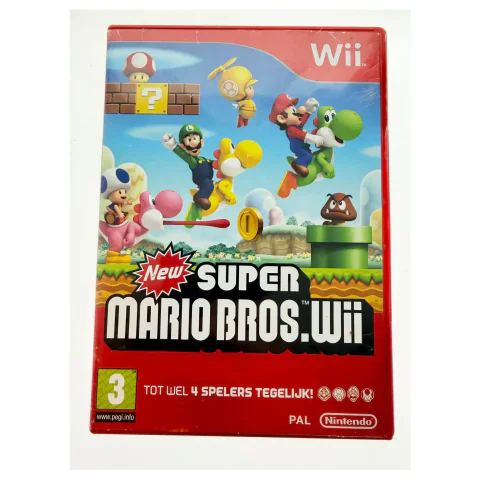 New Super Mario Bros. Wii (Wii) — Game in doos, Goede staat — origineel tweedehands kopen bij Gameshop Enter