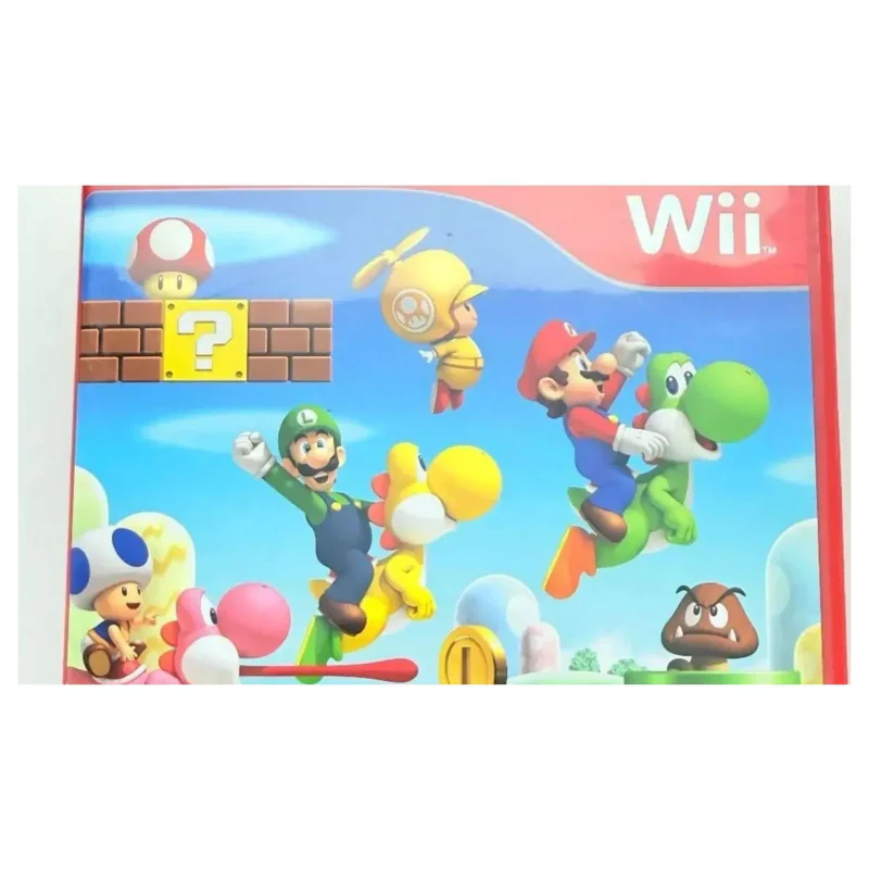 New Super Mario Bros. Wii Wii Detail — Game in doos