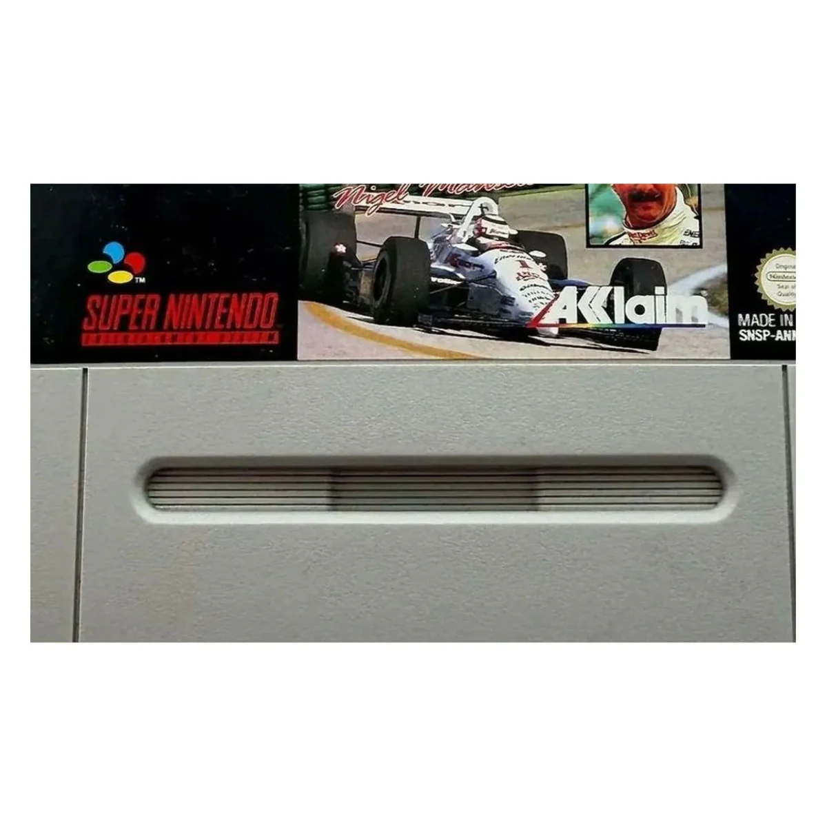 Newman/Haas IndyCar featuring Nigel Mansell Super Nintendo Detail — Losse cartridge