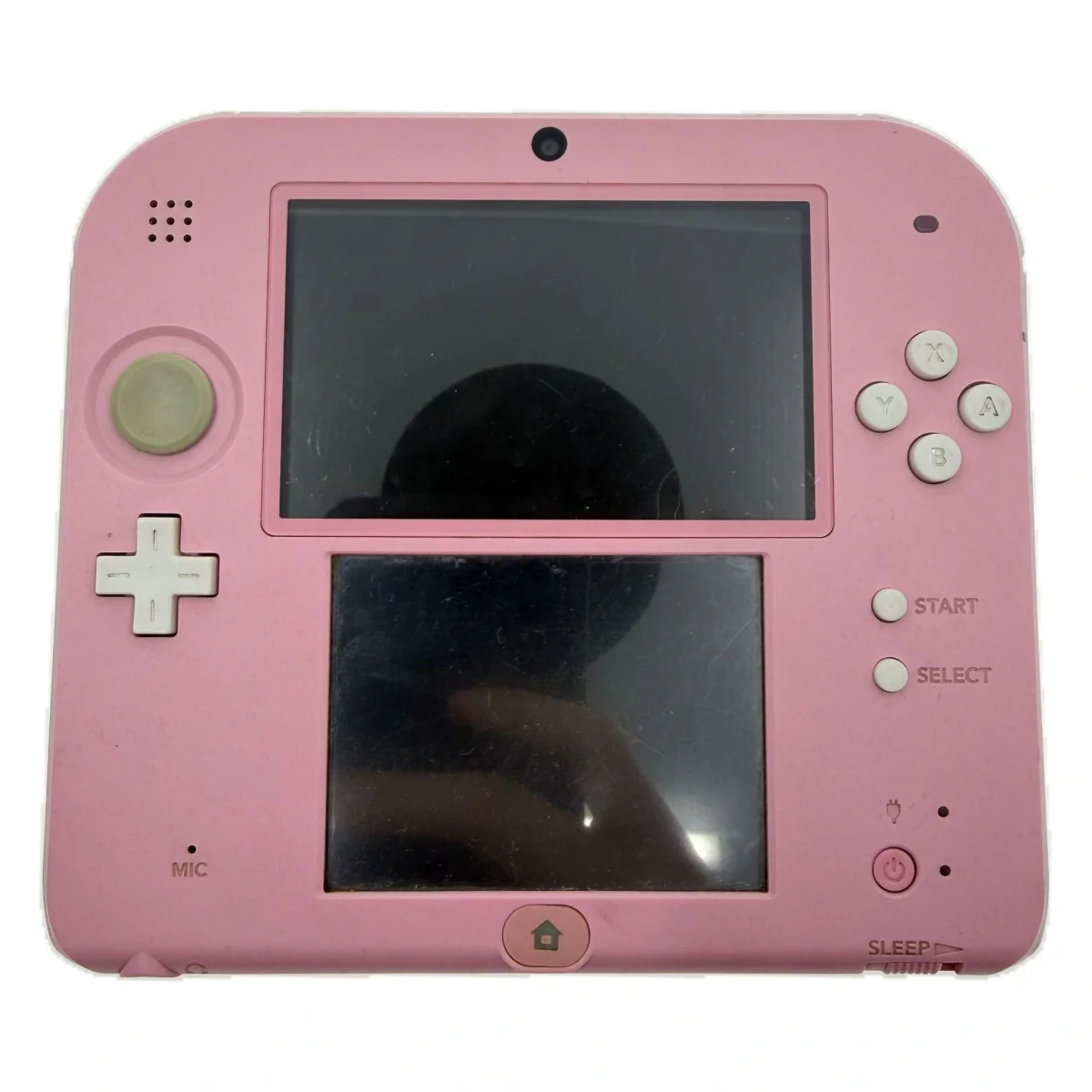 Nintendo 2DS Розово/Бяло (лошо състояние) (Nintendo 3DS) — Само конзолата, готова за игра
