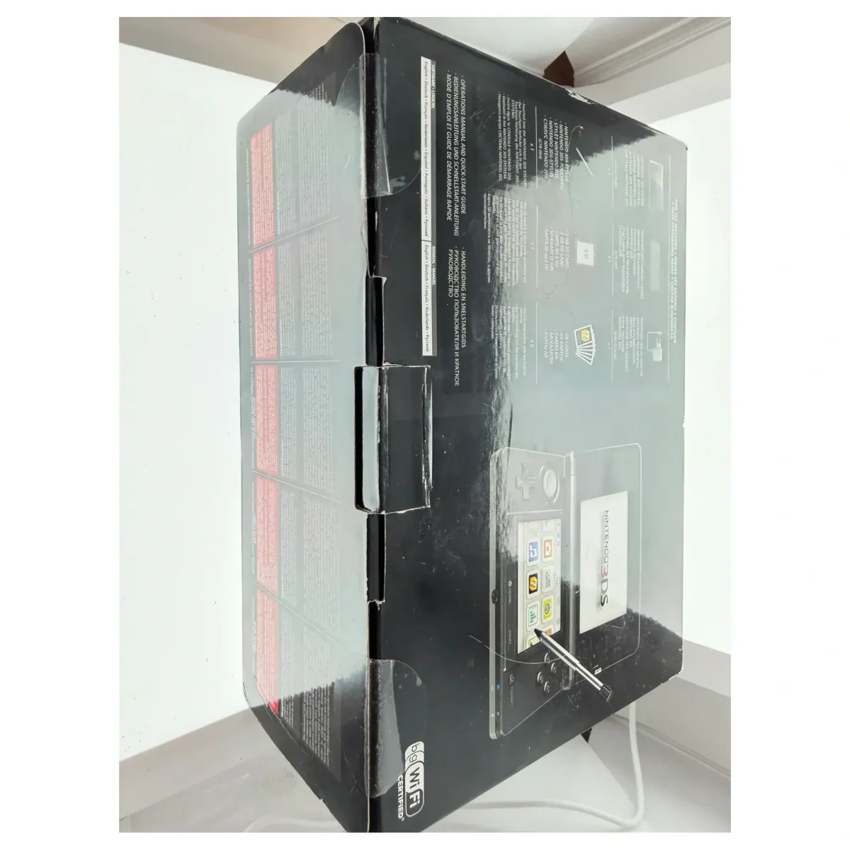 Nintendo 3DS Cosmos Black — Factory Sealed oriģinālajā kastē (Nintendo 3DS) — detaļas foto 2