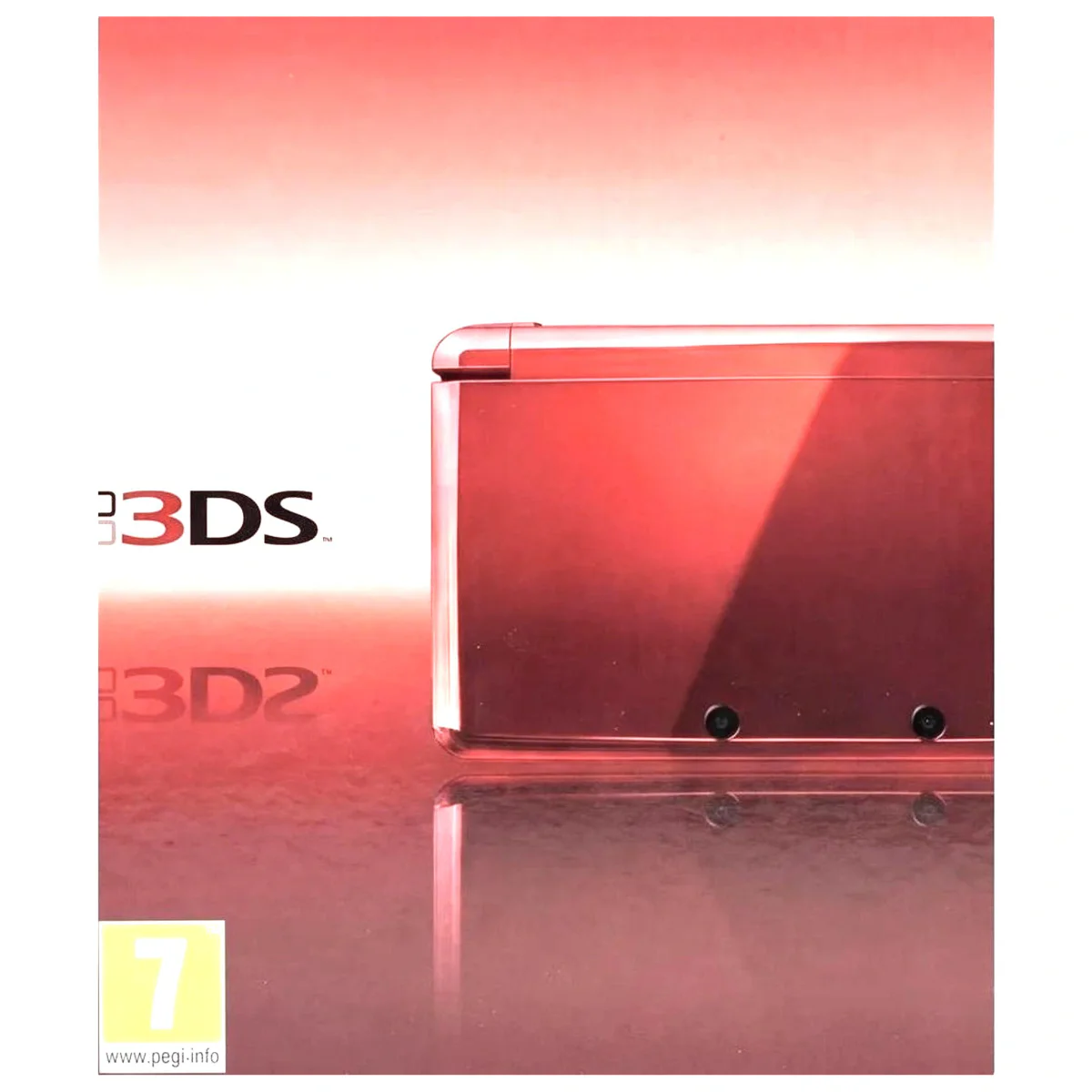 Nintendo 3DS Flame Red (mit OVP) (Nintendo 3DS) — Detailfoto 3