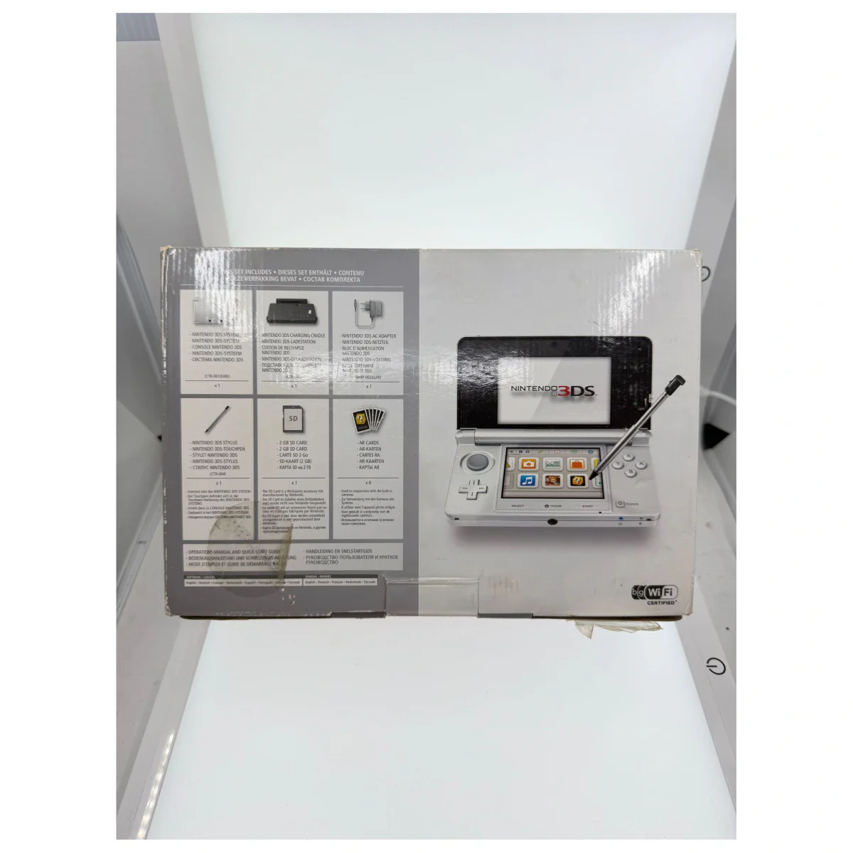 Nintendo 3DS White (boxed) (Nintendo 3DS) — detail photo 1