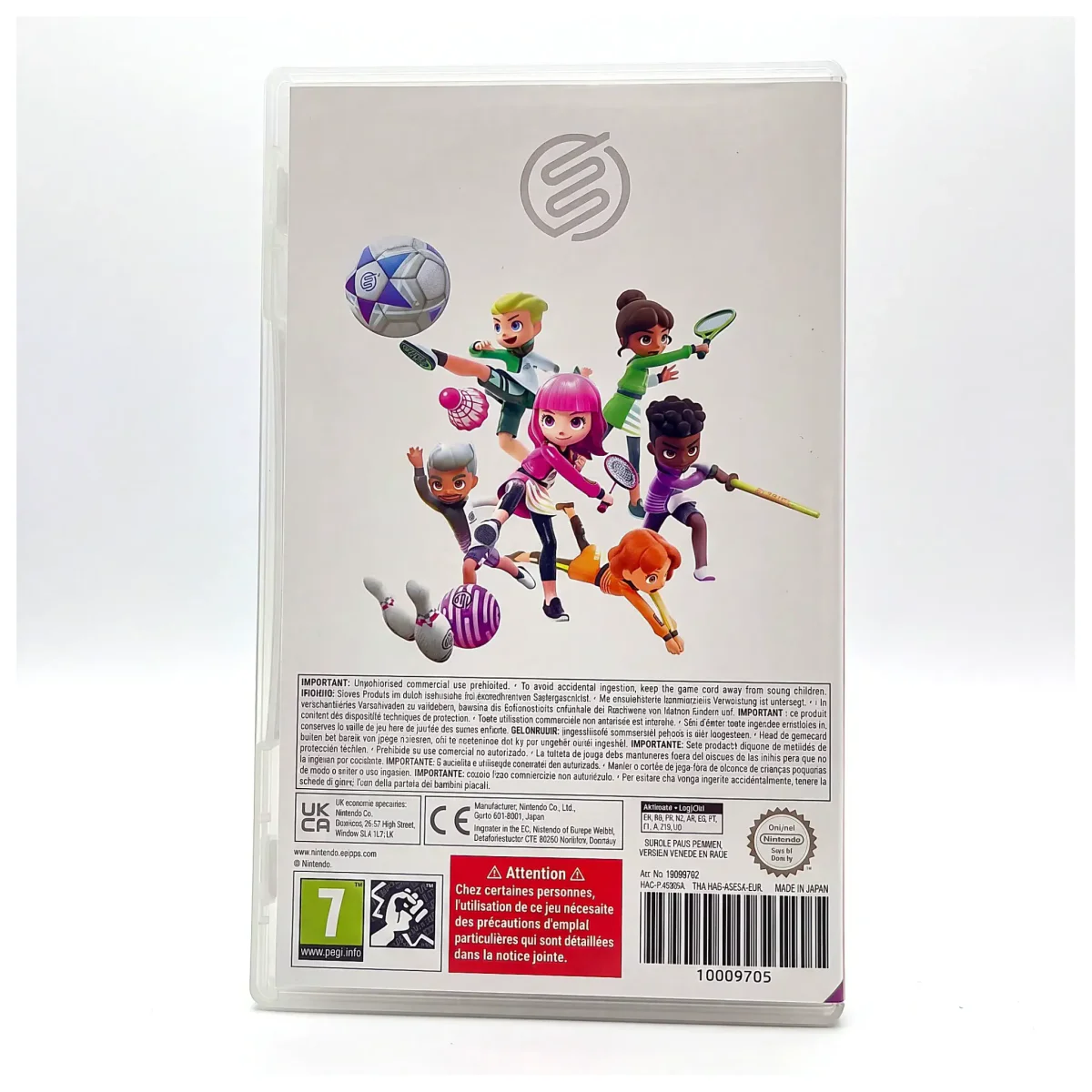 Nintendo Switch Sports (Nintendo Switch) — zadní strana