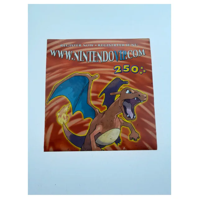 Nintendo VIP Stars folder (250 Stars) — Charizard — Game Boy Advance