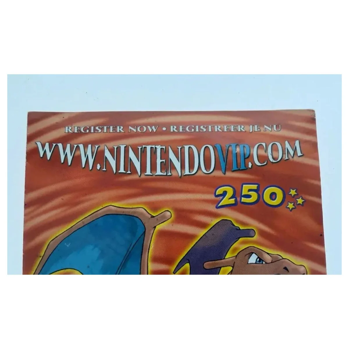 Nintendo VIP Stars folder (250 Stars) — Charizard Game Boy Advance Detail — Los accessoire