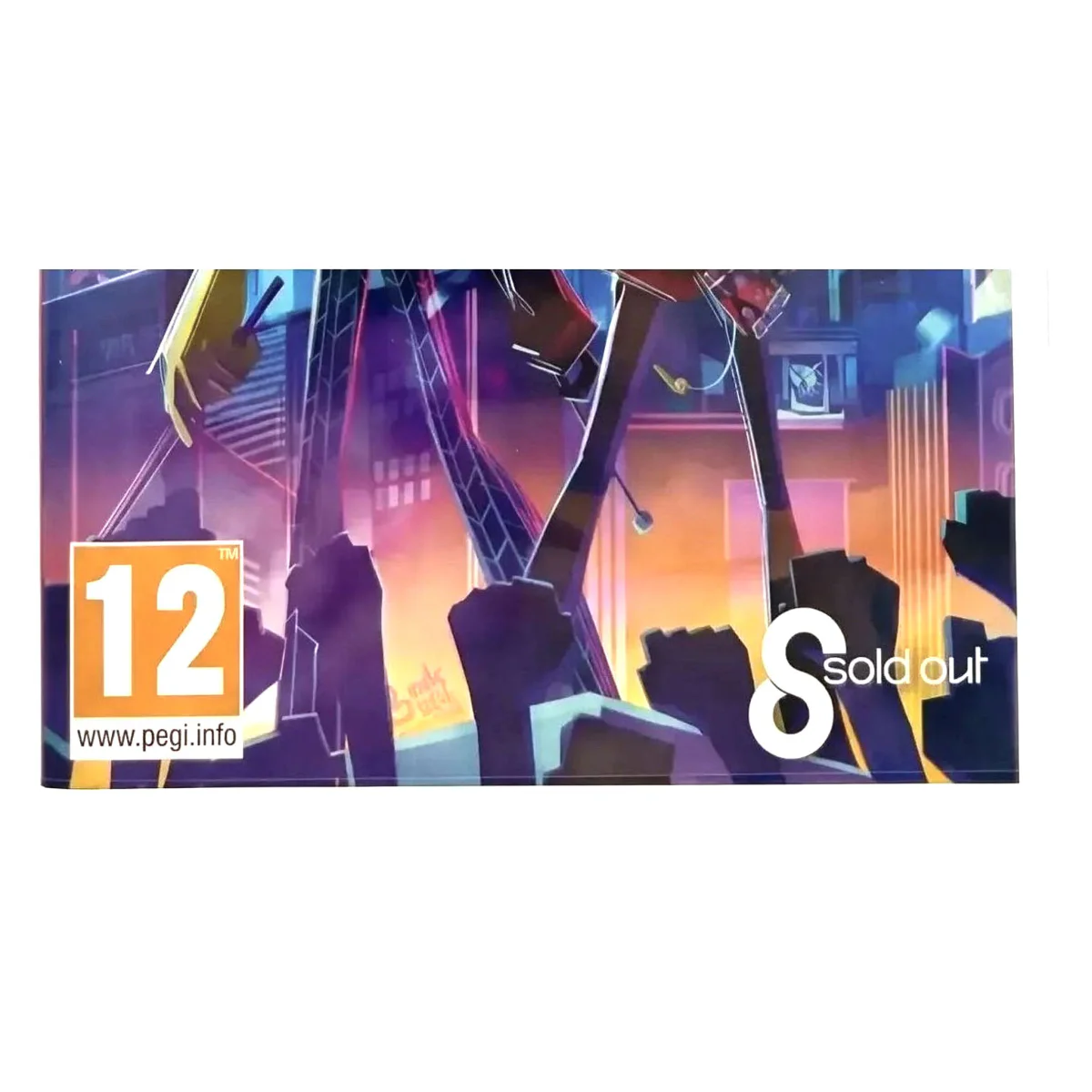 No Straight Roads Nintendo Switch Binnenkant — Game in doos