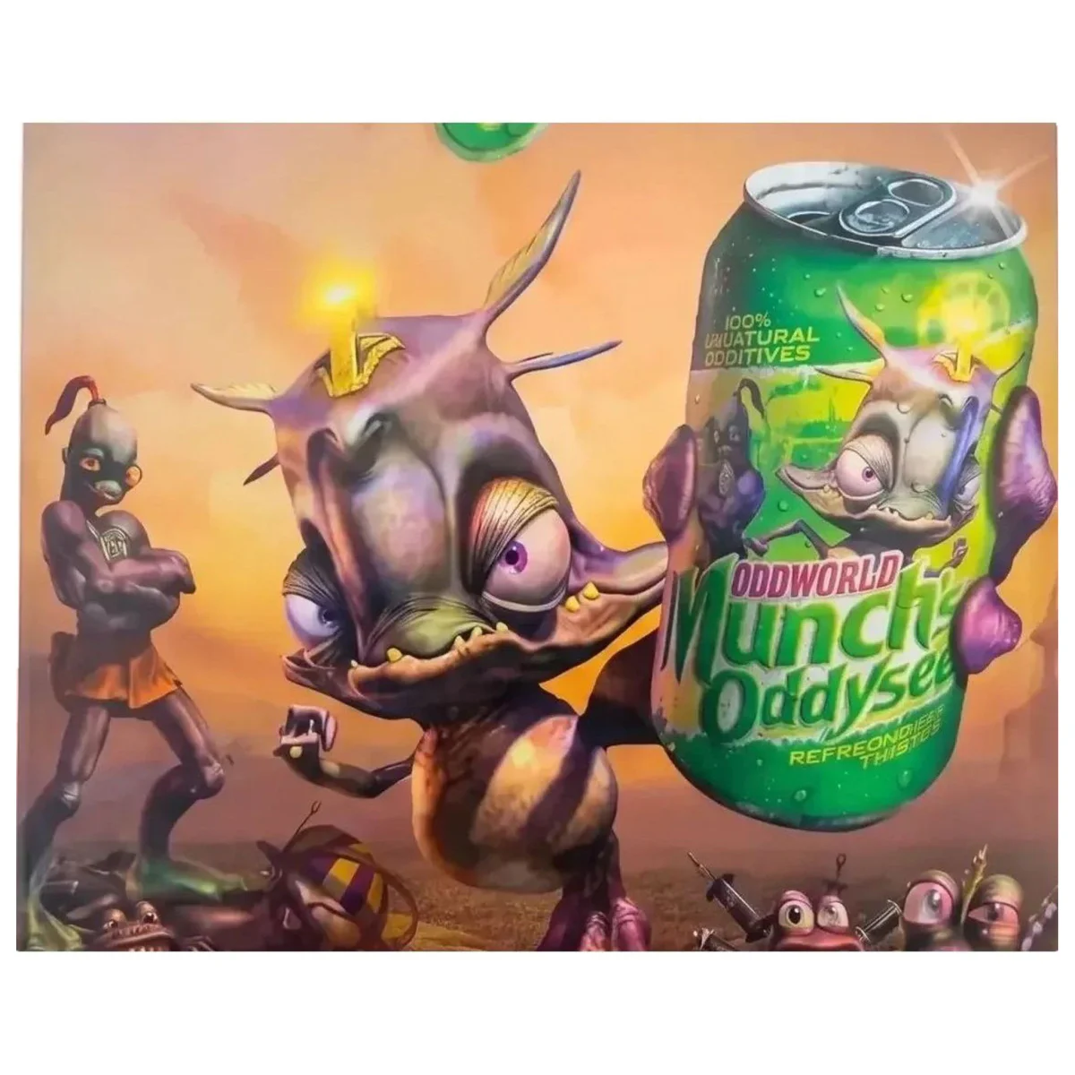 Oddworld Munch's Oddysee Nintendo Switch Label — Game in doos