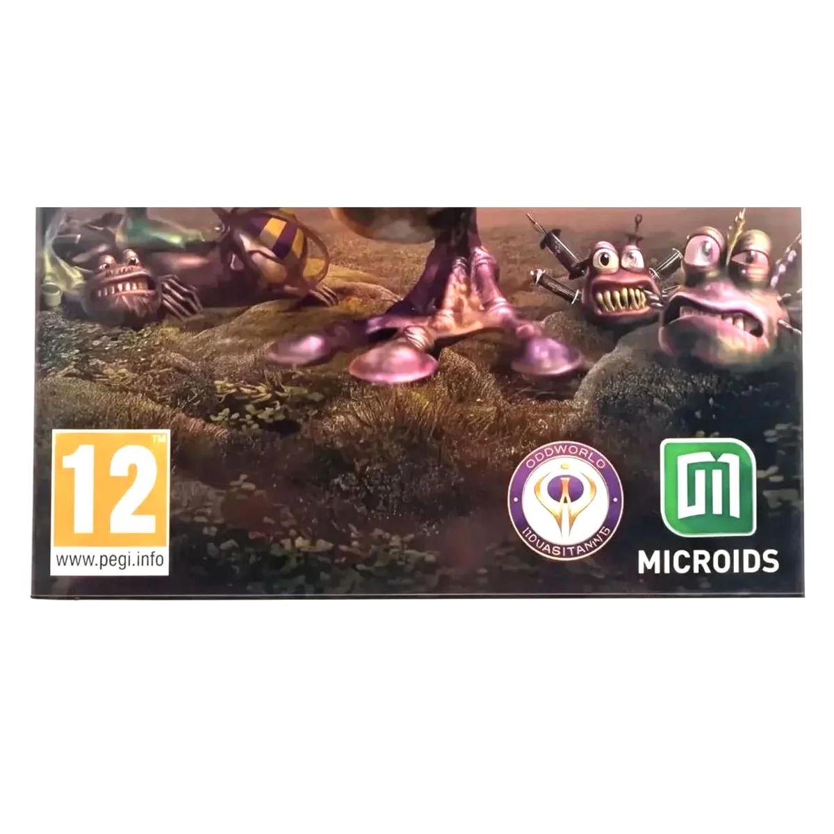 Oddworld Munch's Oddysee Nintendo Switch Binnenkant — Game in doos