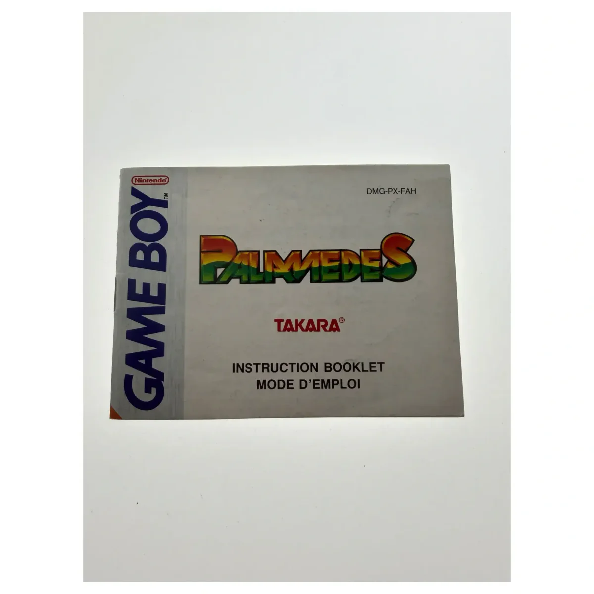 Palamedes — originele handleiding Game Boy / Color Voorkant — Met handleiding