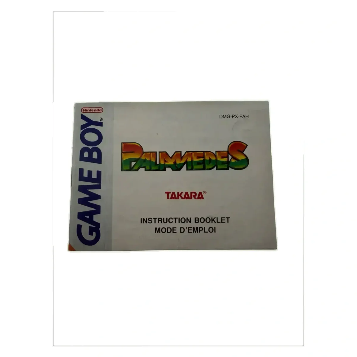 Palamedes — original manual (Game Boy / Color) — Med manual