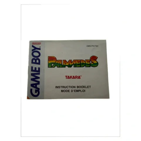 Palamedes — manuale originale — Game Boy / Color