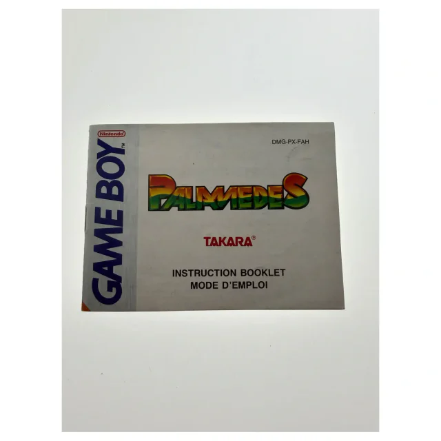 Palamedes — manuale originale — Game Boy / Color
