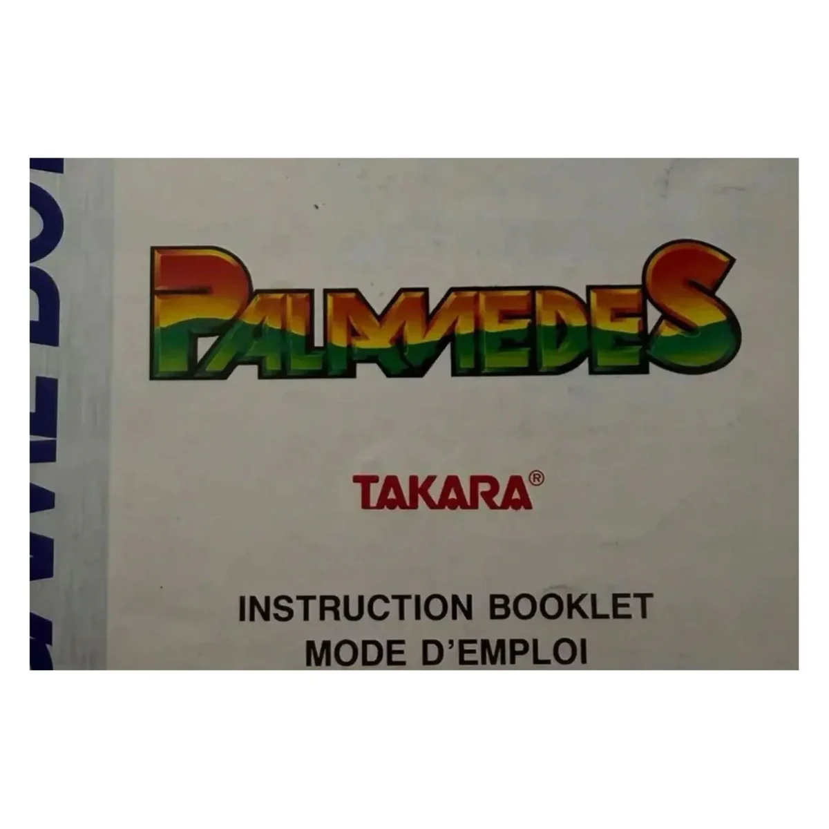 Palamedes — original manual (Game Boy / Color) — detaljefoto 2