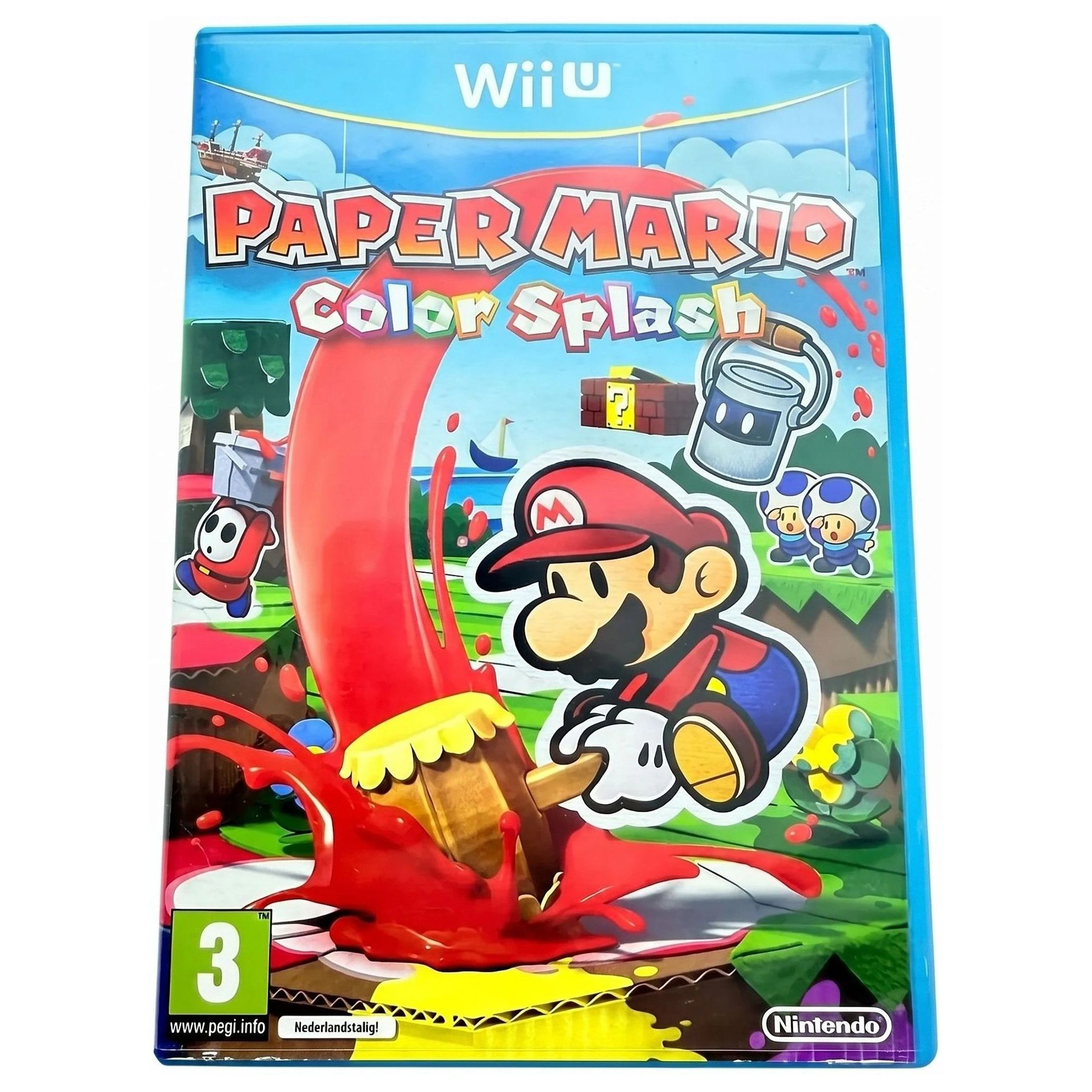 Paper Mario: Color Splash (Wii U) — Game in doos, Goed staat — origineel tweedehands kopen bij Gameshop Enter