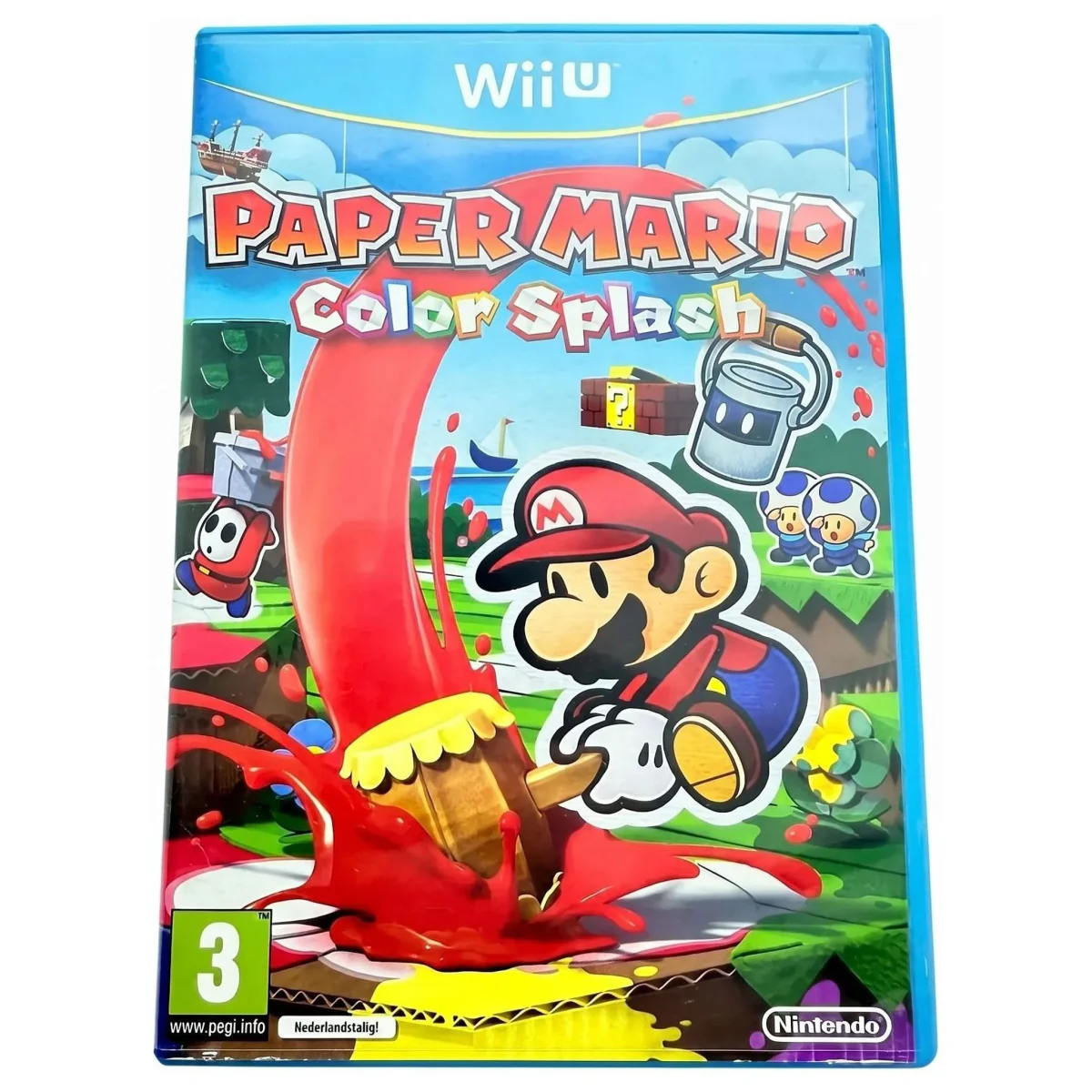 Paper Mario: Color Splash (Wii U) — Hra v originálnej krabici