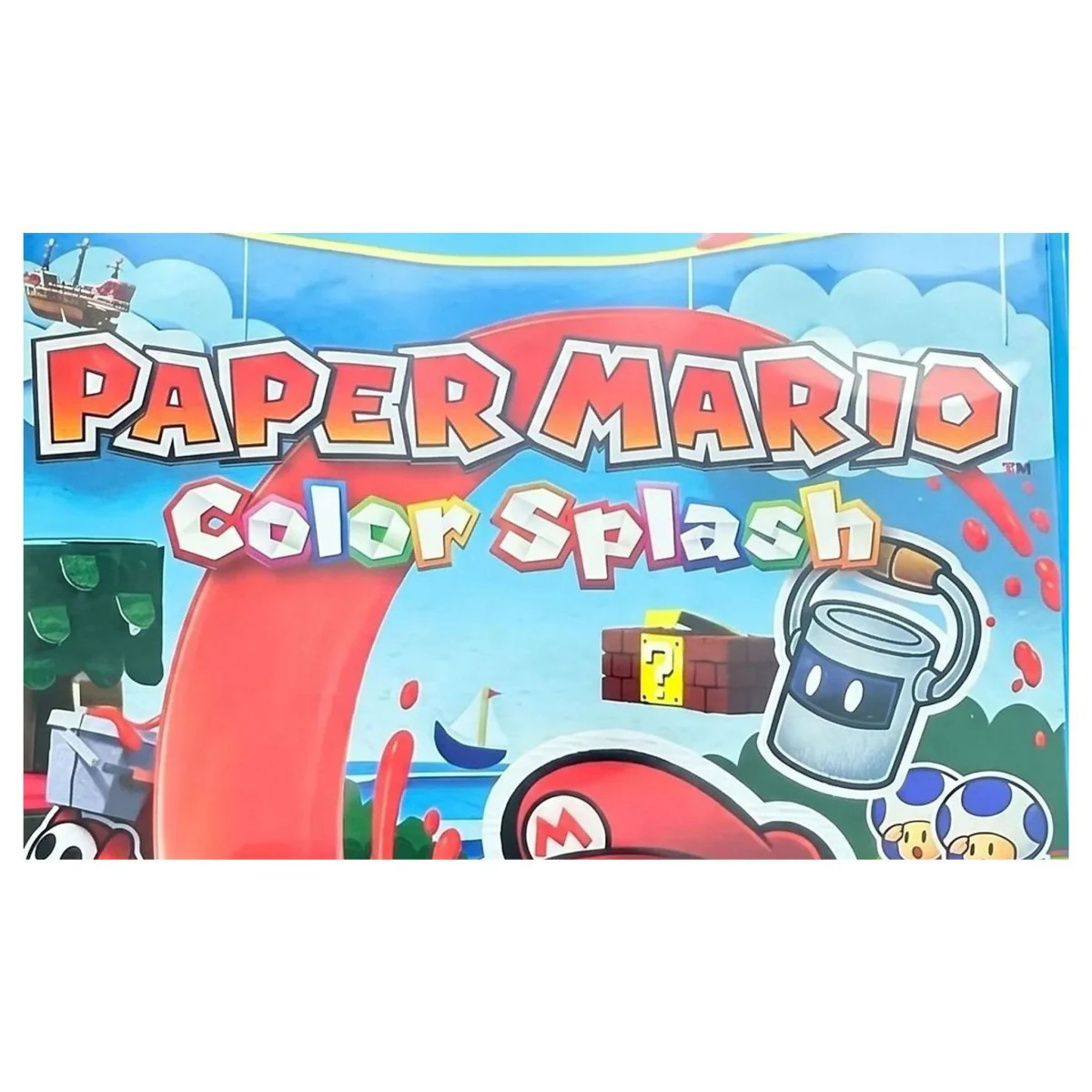 Paper Mario: Color Splash Wii U Detail — Game in doos