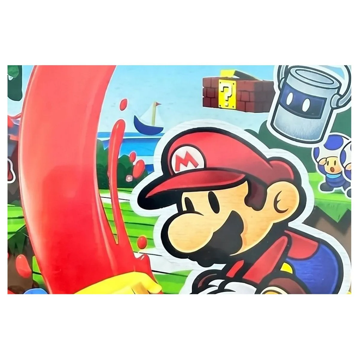 Paper Mario: Color Splash Wii U Label — Game in doos