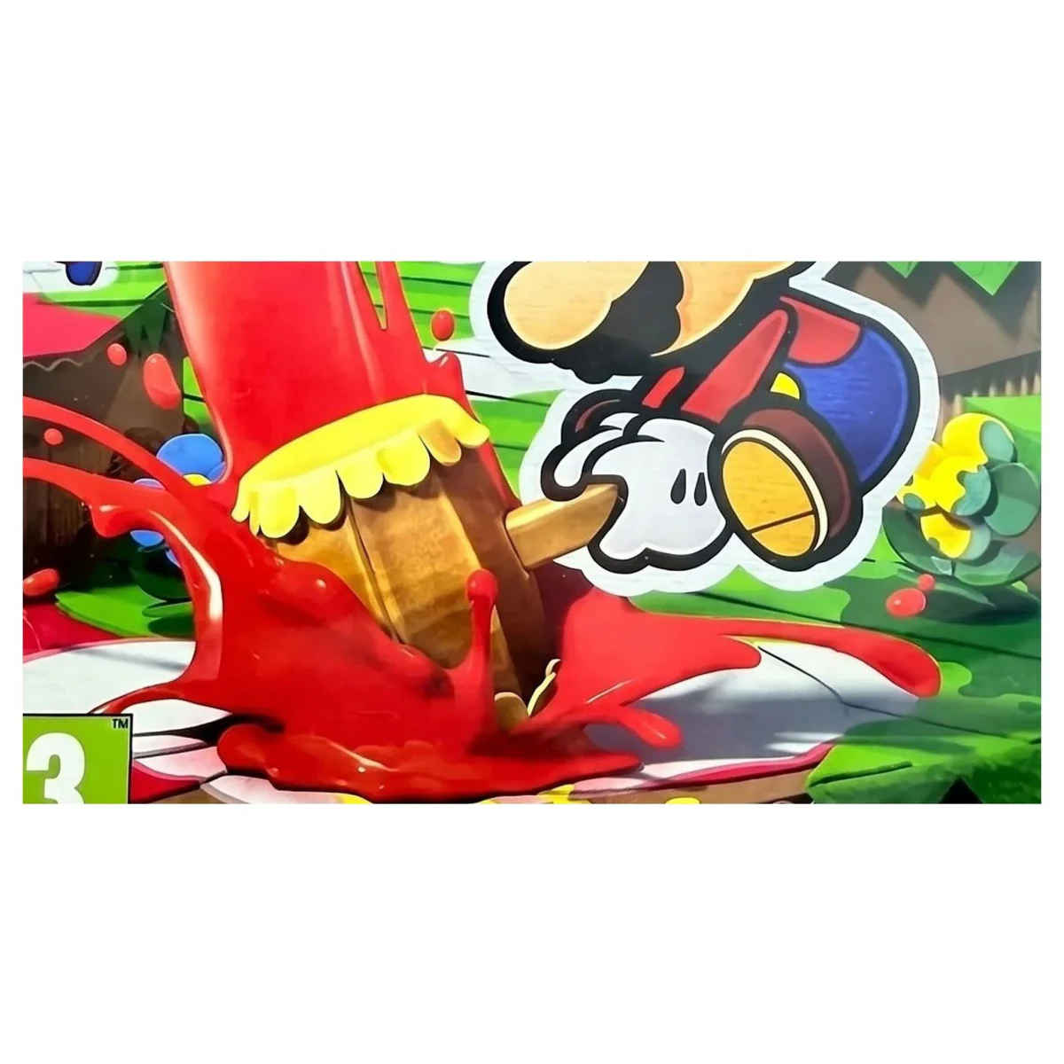 Paper Mario: Color Splash Wii U Binnenkant — Game in doos