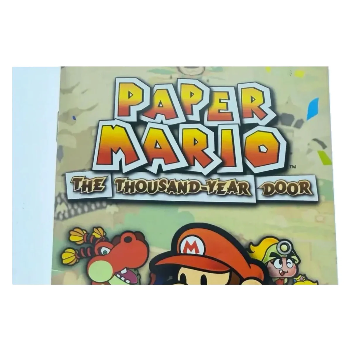 Paper Mario: The Thousand-Year Door — notice d’origine (GameCube) — photo détaillée 1