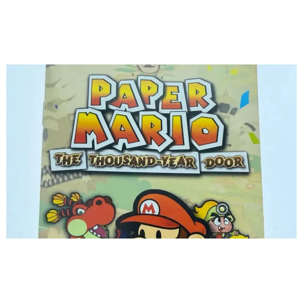 Paper Mario: The Thousand-Year Door — originele handleiding GameCube Detail — Met handleiding